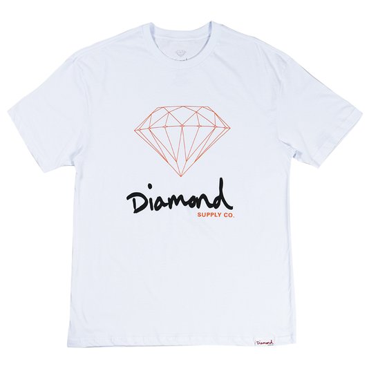 Camiseta Diamond Og Sign Branco