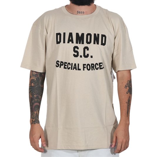 Camiseta Diamond Special Forces Areia
