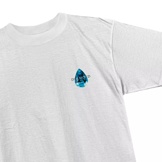 Camiseta Diamond Tear Drop Branco