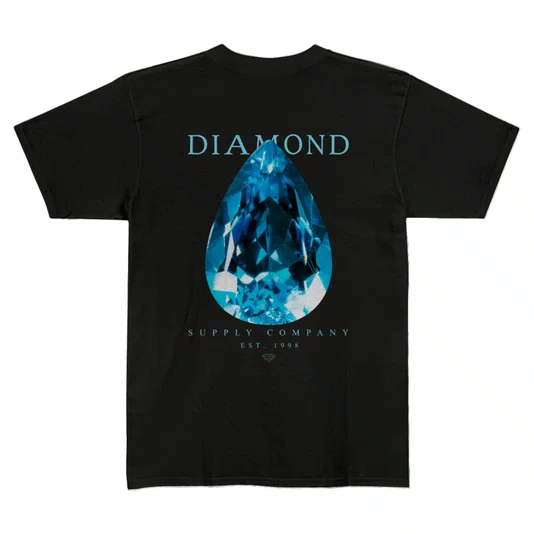 Camiseta Diamond Tear Drop Preto