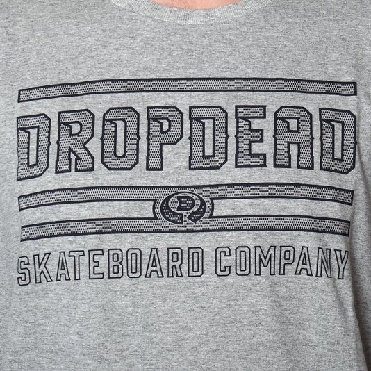 Camiseta Drop Dead Big Breather Oversize Mescla