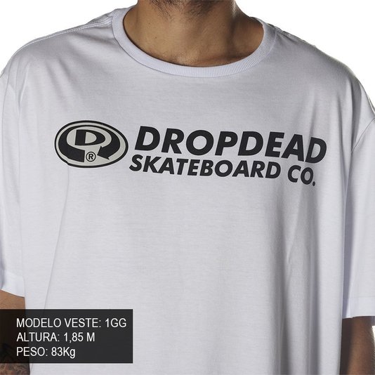 Camiseta Dropdead Big Elipse Futura Branco