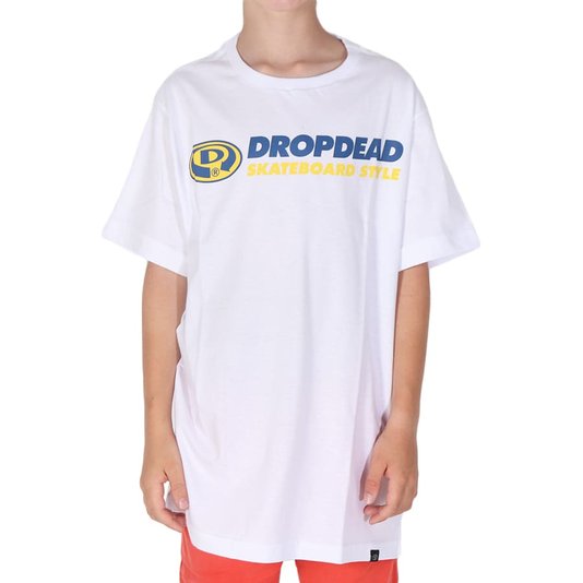 Camiseta Dropdead Classic Skt Style Juvenil Branco