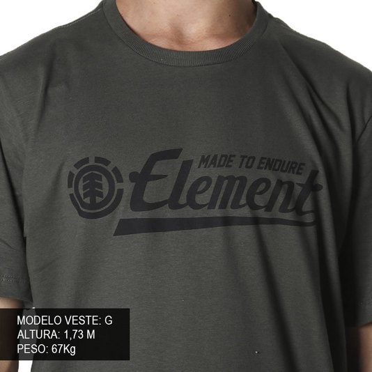 Camiseta Element Signature Verde Militar