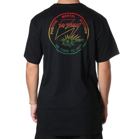 Camiseta Element X Bad Brains Pma Fade Preto