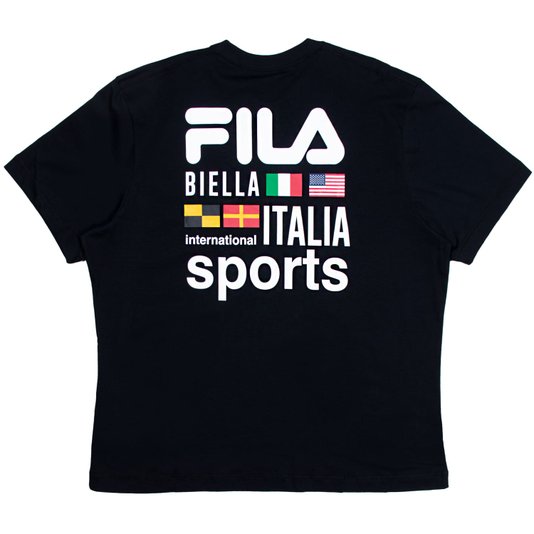 Camiseta Fila Sports International Over Preto