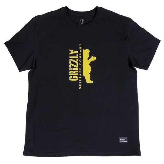 Camiseta Grizzly Down The Middle Preto