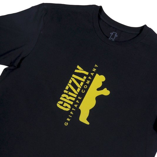 Camiseta Grizzly Down The Middle Preto