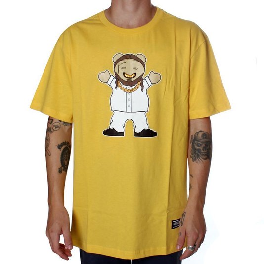 Camiseta Grizzly Lil Post Malone Amarelo