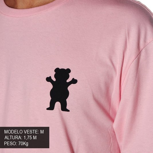 Camiseta Grizzly Mini Og Bear Rosa