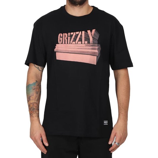 Camiseta Grizzly Monument Preto