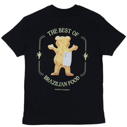 Camiseta Grizzly My Pastel Bear Preto