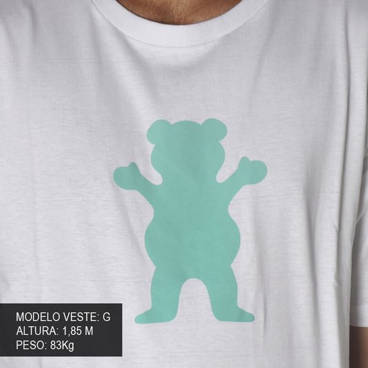 Camiseta Grizzly Og Bear Branco