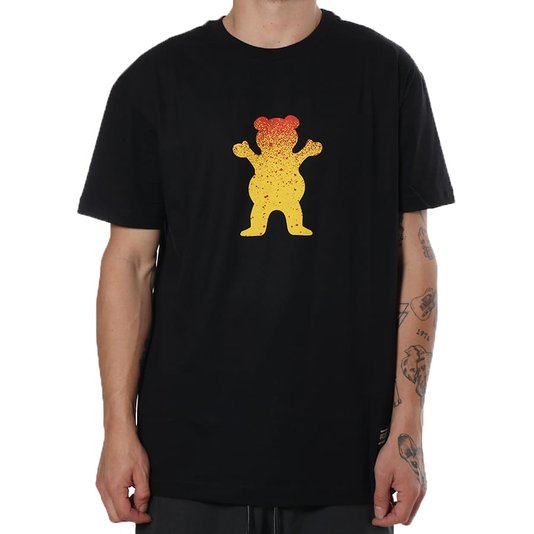 Camiseta Grizzly Og Bear Fadeway Preto