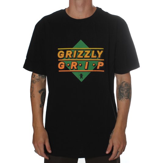 Camiseta Grizzly Outfield Preto