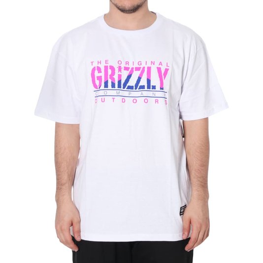 Camiseta Grizzly Rocky Mountain High Branco