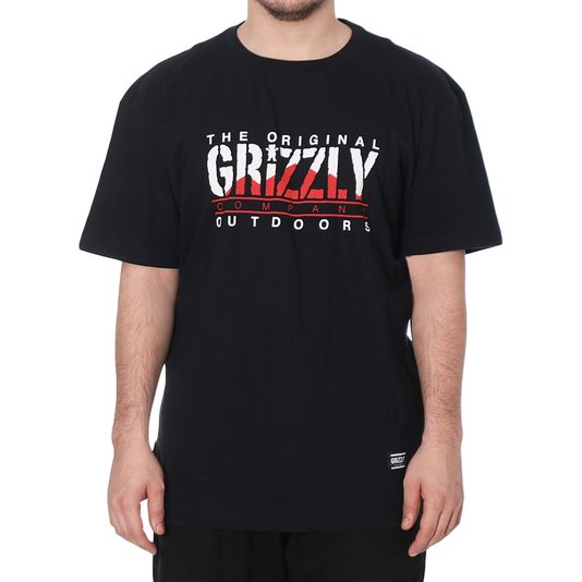 Camiseta Grizzly Rocky Mountain High Preto