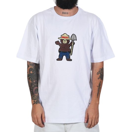 Camiseta Grizzly Smokey Branco