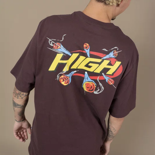Camiseta High Blaster Marrom