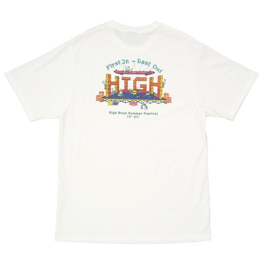 Camiseta High Company Festival Creme
