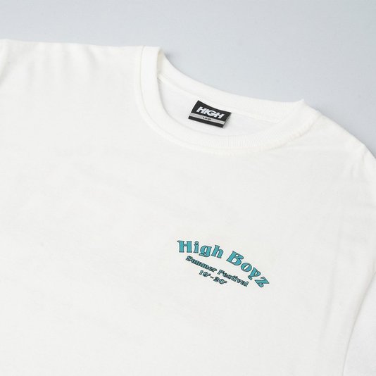 Camiseta High Company Festival Creme