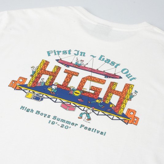 Camiseta High Company Festival Creme