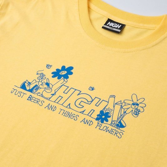 Camiseta High Company Garden Amarelo
