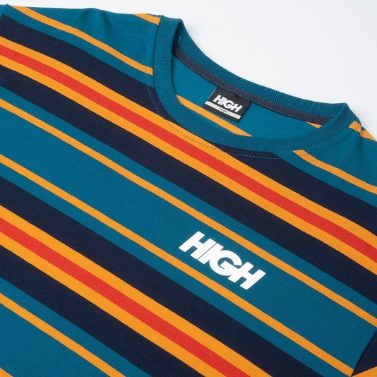 Camiseta High Company Kidz Azul/Laranja