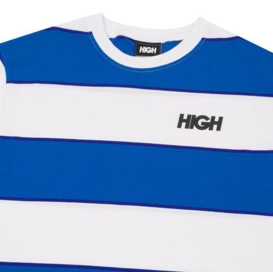 Camiseta High Company Kidz Bold Listrado Branco/Azul