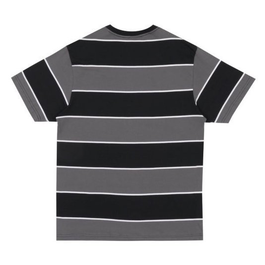 Camiseta High Company Kidz Bold Listrado Preto/Cinza