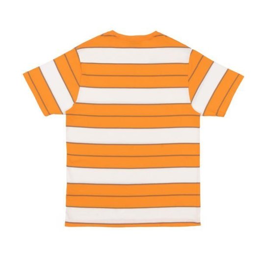 Camiseta High Company Kidz Listra Laranja/Branco