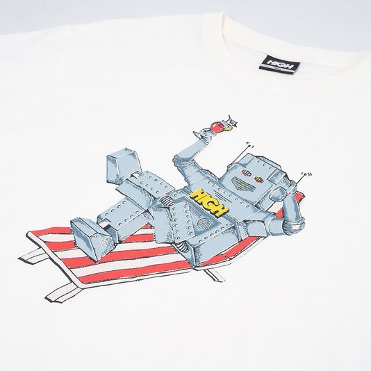 Camiseta High Company Robot Off White
