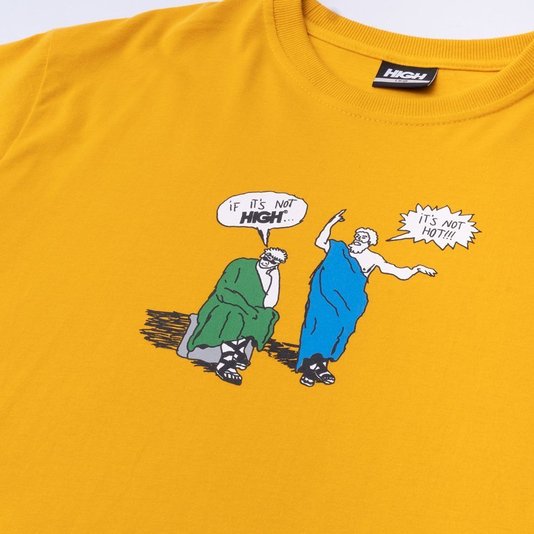 Camiseta High Company Thinker Mostarda