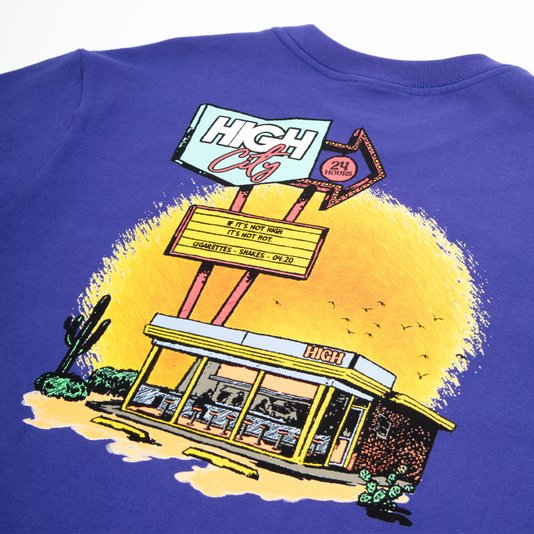 Camiseta High Tee Cafeteria Roxo