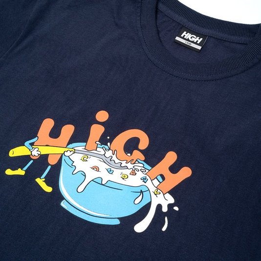 Camiseta High Tee Cereal Azul Marinho
