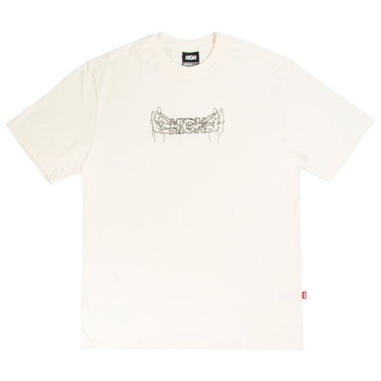 Camiseta High Tee Elastic Off White