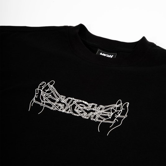 Camiseta High Tee Elastic Preto