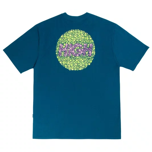 Camiseta High Tee Optical Azul