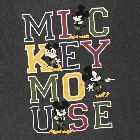 Camiseta High X Disney Lettered Preto