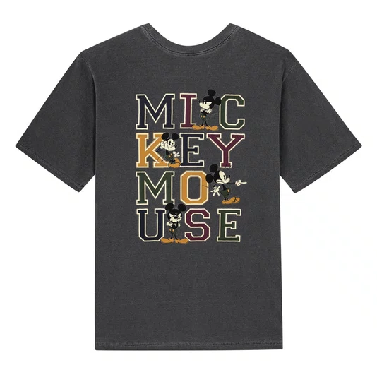 Camiseta High X Disney Lettered Preto