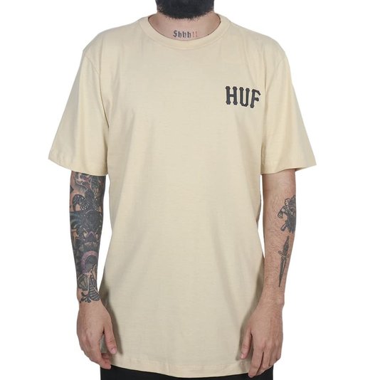 Camiseta Huf Classic H Creme
