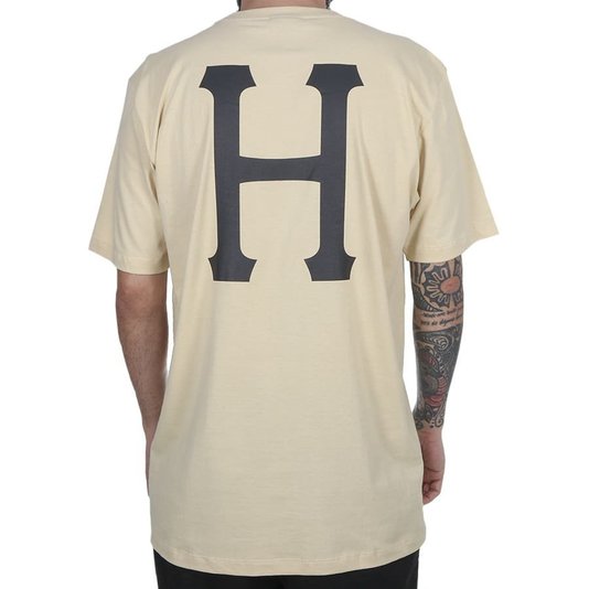 Camiseta Huf Classic H Creme