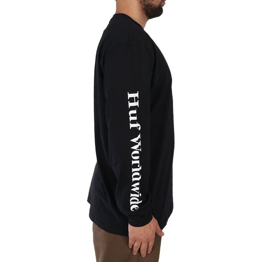 Camiseta Huf Domestic Box M/L Preto