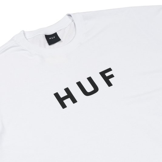Camiseta Huf Essentials Og Logo Branco