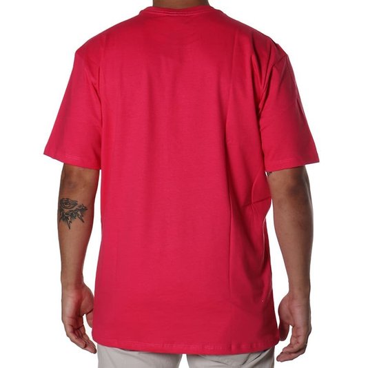 Camiseta Huf Essentials Og Logo Rosa