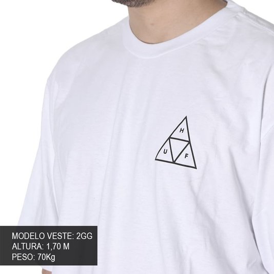 Camiseta Huf Essentials Tt Branco