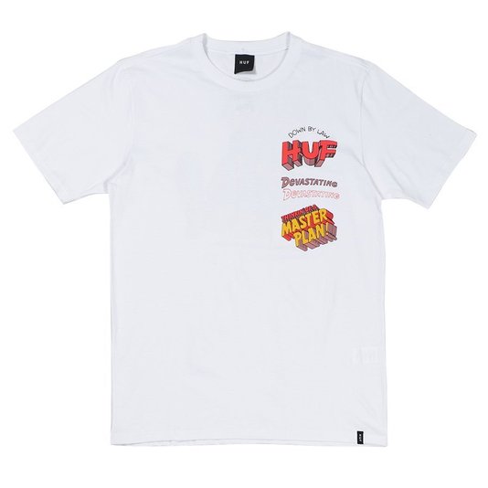 Camiseta Huf Master Plan Branco