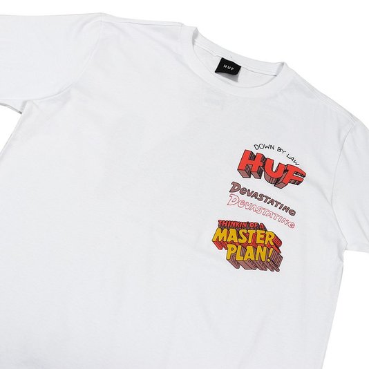 Camiseta Huf Master Plan Branco