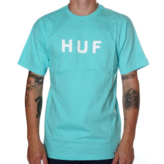 Camiseta HUF OG Logo Verde Àgua