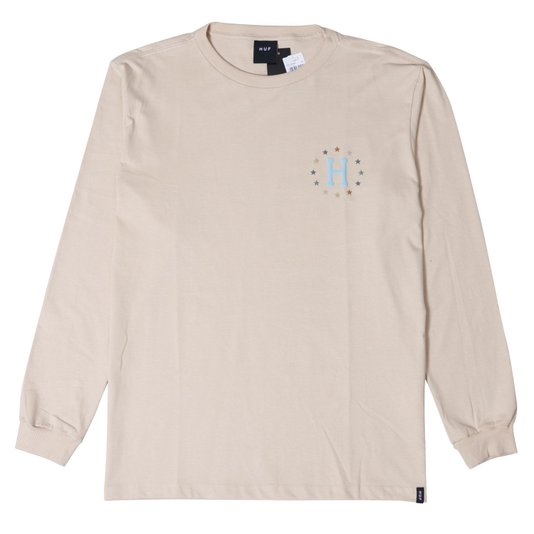 Camiseta Huf Puff Galaxies M/L Caqui